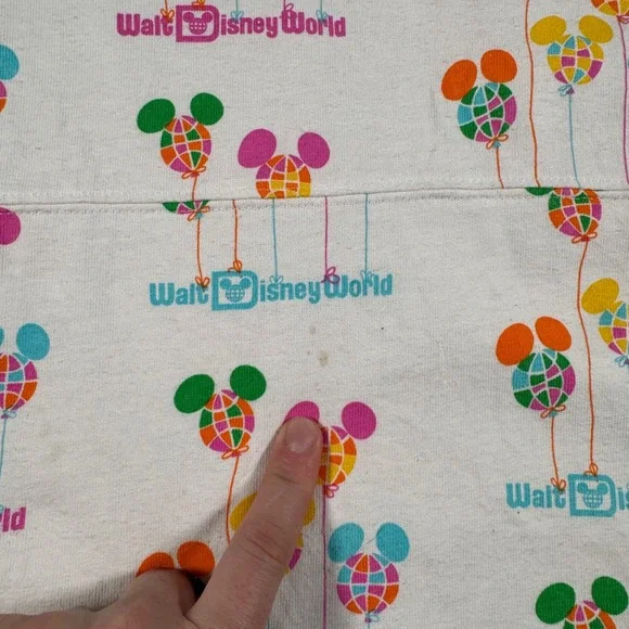 Disney Shirt Mens Small White Vault Collection 50th Anniversary Spirit Jersey - Picture 5 of 14